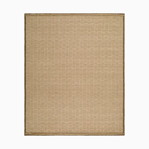Constance Handmade Rug in Wheat, 5' x 7'6"