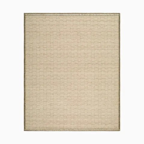 Constance Handmade Rug in Beige, 8' x 10'