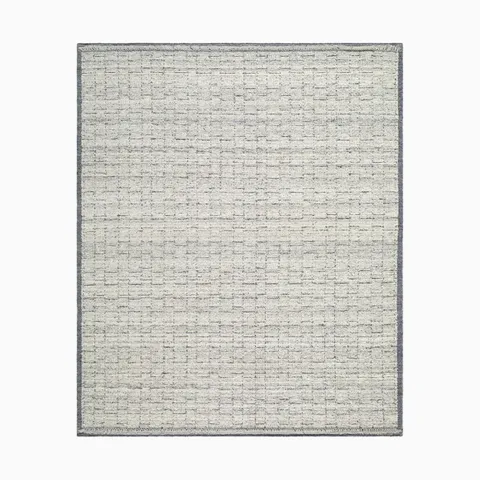 Constance Handmade Rug in Grey, 8' x 10'