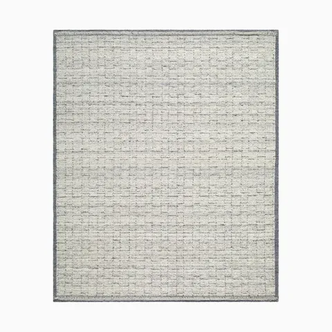 Constance Handmade Rug in Grey, 9' x 12'