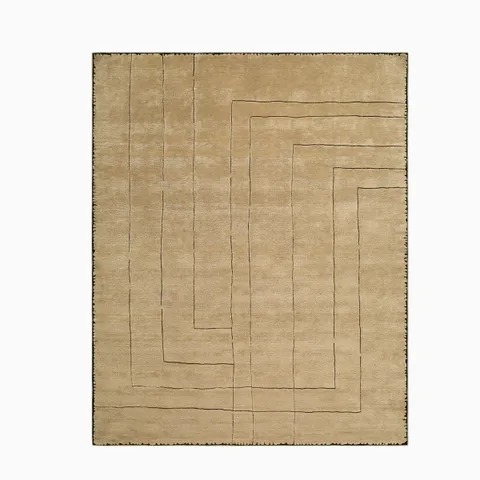 Fira Handmade Rug in Sandstone, 8' x 10'