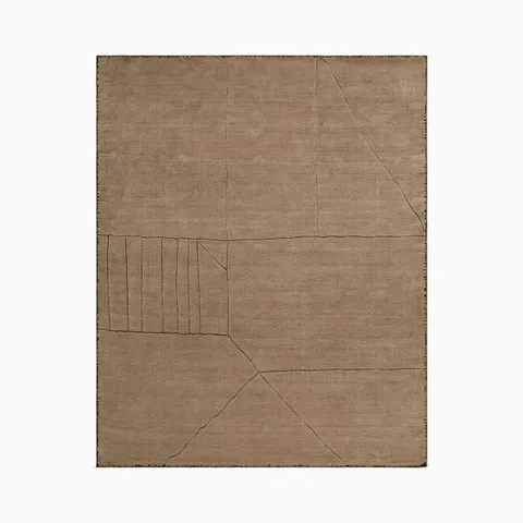 Fira Handmade Rug in Umber, 8' x 10'