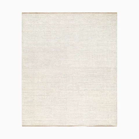 Sora Handmade Rug in Linen, 6' x 9'