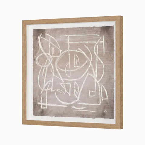 Murmur I Hand Embelished Framed Artwork