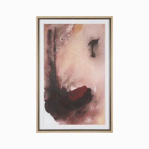 Swirl Hand-Embellished Textured Framed Artwork