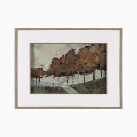 Thicket Textured Framed Artwork