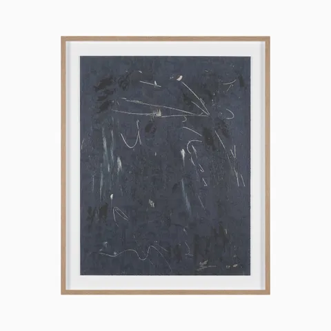 Reverie III Hand-Embellished Textured Framed Artwork