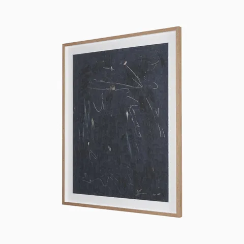 Reverie III Hand-Embellished Textured Framed Artwork