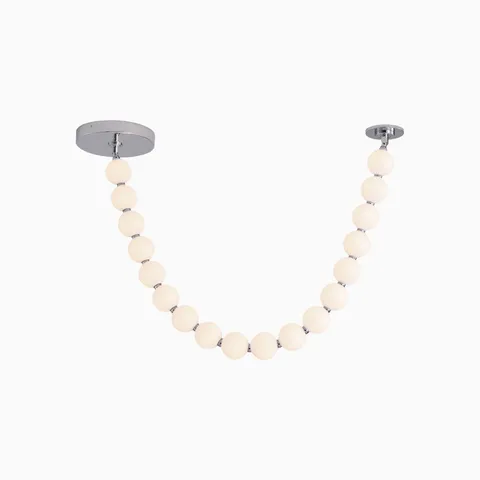 Lani 5' LED Pendant in Chrome with Remote Driver