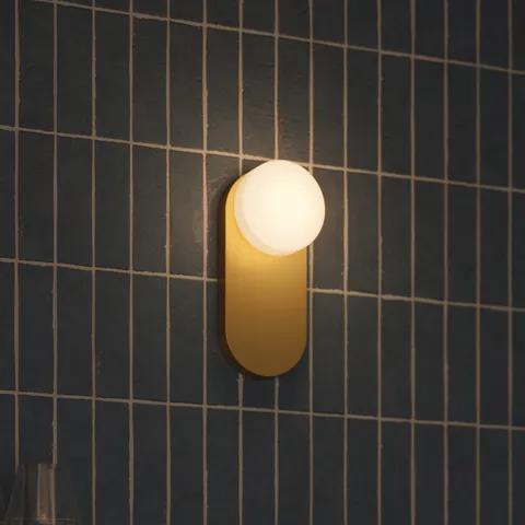 Primm 12" Socket Wall/Vanity Light in Brushed Gold