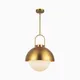 Aged Gold/Opal Matte Glass