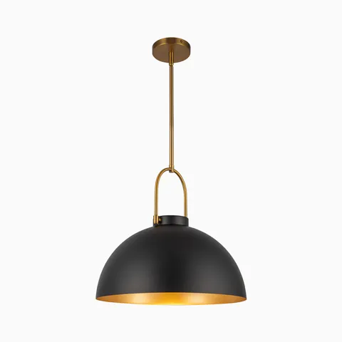 Kealy 16" 1 Light Pendant in Matte Black