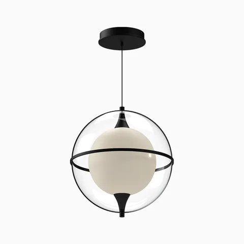 Mavis 12" LED Pendant in Black
