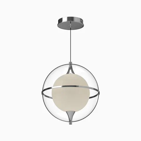 Mavis 12" LED Pendant in Chrome