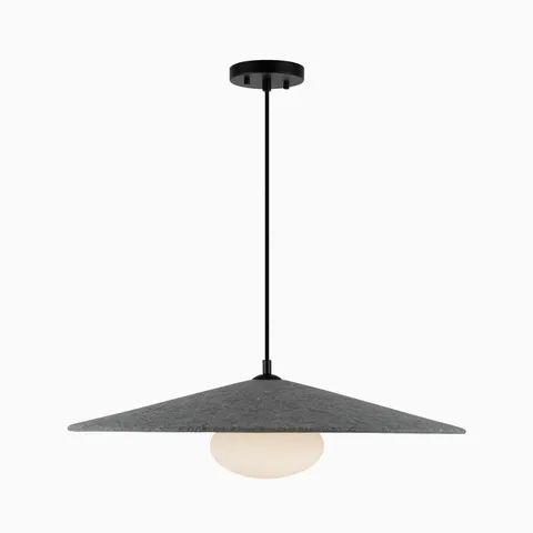 Tahlia 24" LED Pendant in Grey