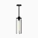 Clear Water Glass/Matte Black