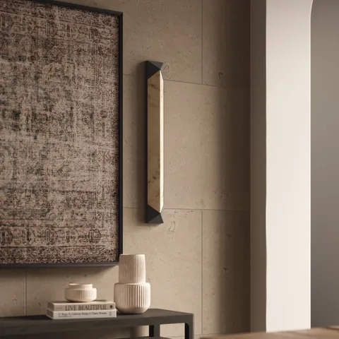 Aleece 25" LED Wall/Vanity Light in Urban Bronze/Alabaster