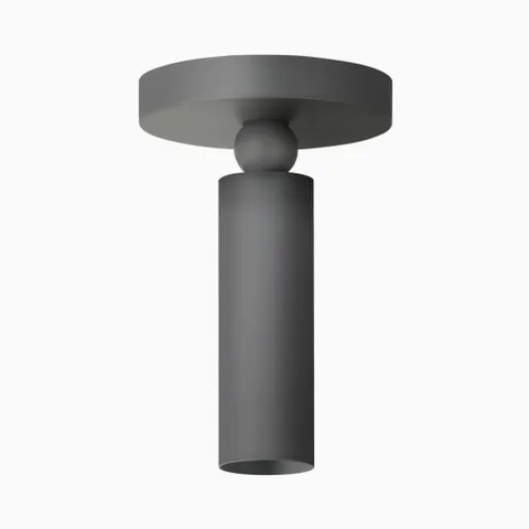 Ivor Pivot Flush Mount in Matte Black
