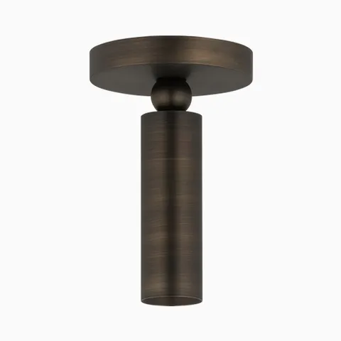 Ivor Pivot Flush Mount in Distressed Bronze