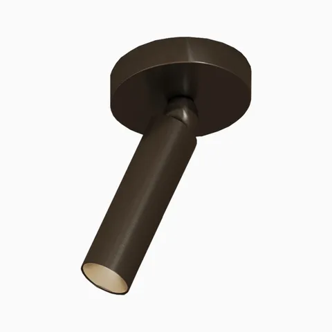 Ivor Pivot Flush Mount in Distressed Bronze