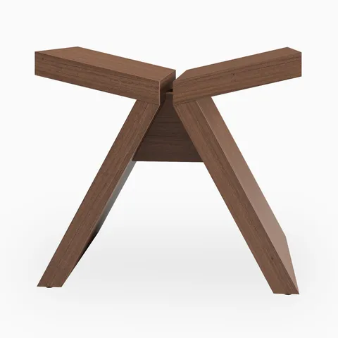 Adelin Ash Stool in Mocha, 18"
