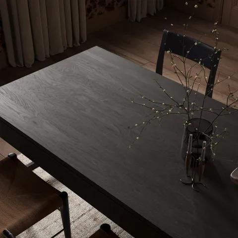 Thibault Ash Dining Table in Mocha, 96" x 36"