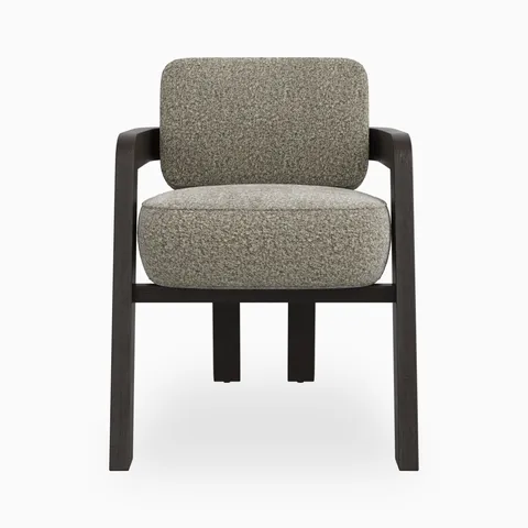 Armand Dining Chair in Mocha/Mushroom