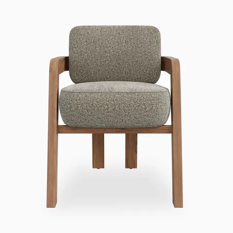 Armand Dining Chair in Matte/Mushroom