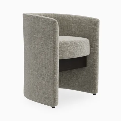Gaspard Dining Chair in Mocha/Bone