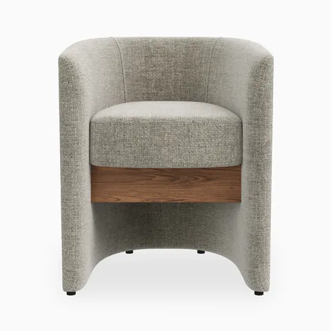 Gaspard Dining Chair in Matte/Bone