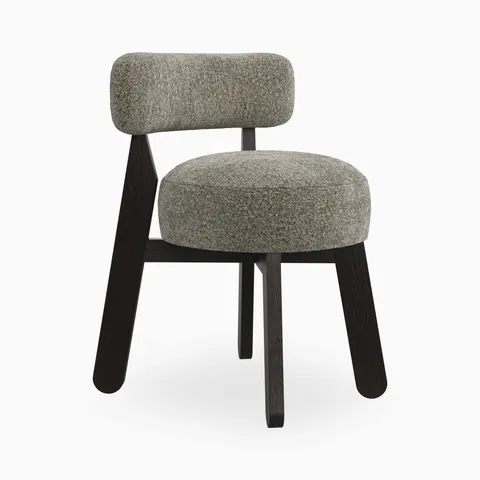 Yanna Dining Chair in Mocha/Mushroom
