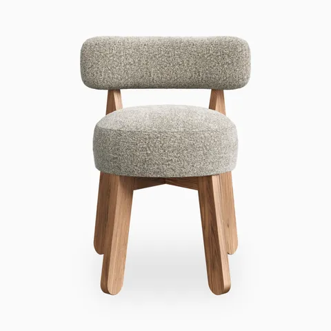 Yanna Dining Chair in Matte/Mushroom