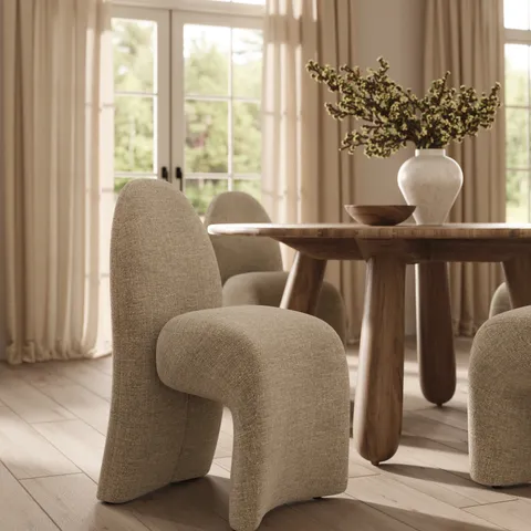 Phillipe Dining Chair in Bone