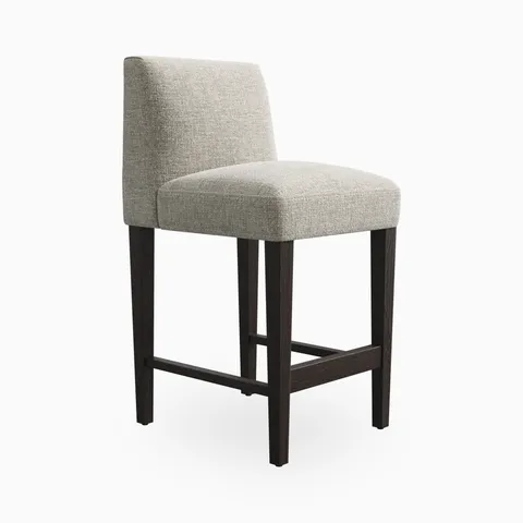 Oliver Bar Stool in Mocha/Bone