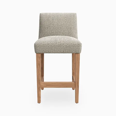 Oliver Bar Stool in Matte/Mushroom