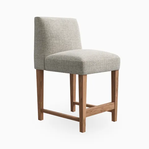 Oliver Counter Stool in Matte/Bone