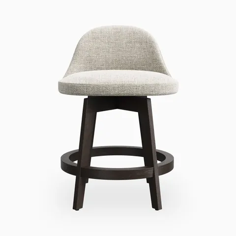 Cyril Counter Stool in Mocha/Bone