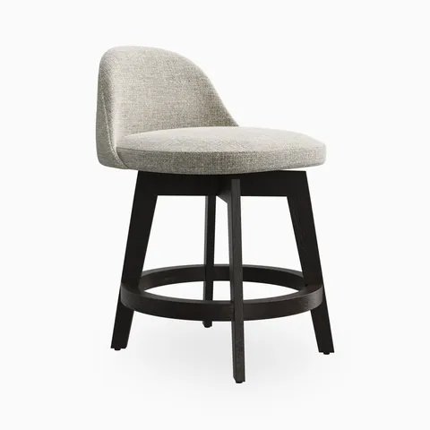 Cyril Counter Stool in Mocha/Bone