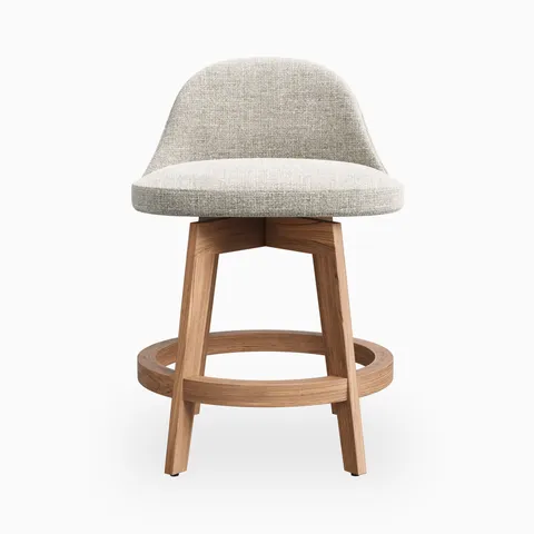 Cyril Counter Stool in Matte/Bone
