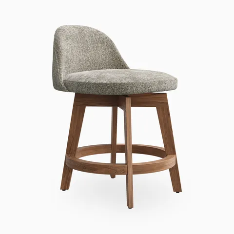 Cyril Counter Stool in Matte/Mushroom