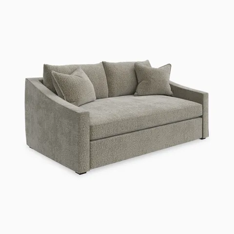 Ronan Loveseat in Mushroom, 72"