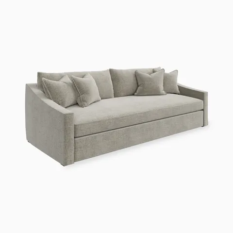 Ronan Sofa in Bone, 98"