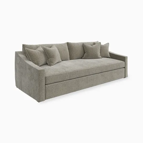 Ronan Sofa in Mushroom, 98"