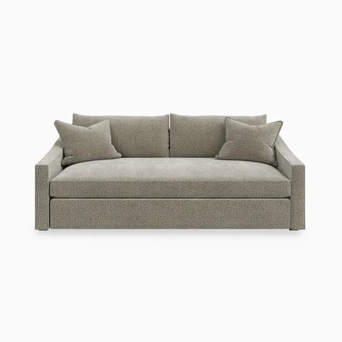 Ronan Sofa in Mushroom, 86"