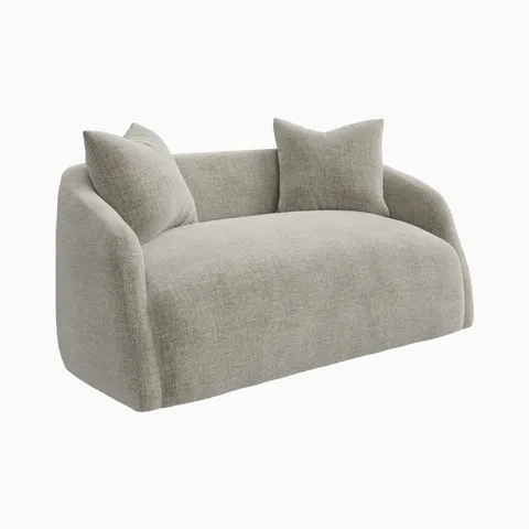 Marek Loveseat in Bone, 72"