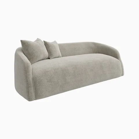 Marek Sofa in Bone, 98"