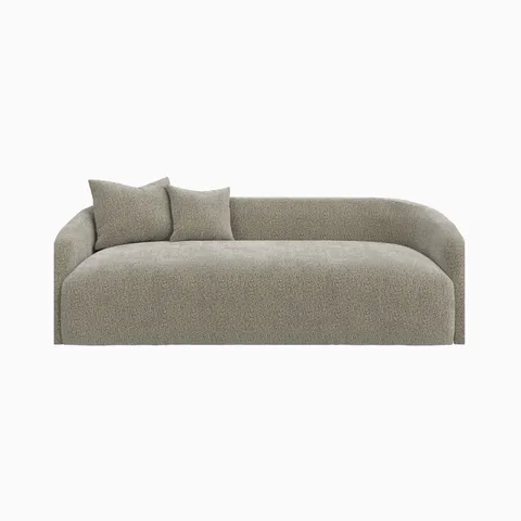 Marek Sofa in Mushroom, 98"