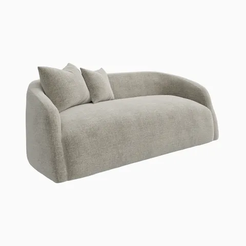 Marek Sofa in Bone, 86"