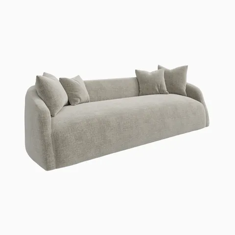 Marek Sofa in Bone, 110"
