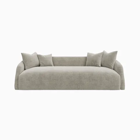 Marek Sofa in Bone, 110"
